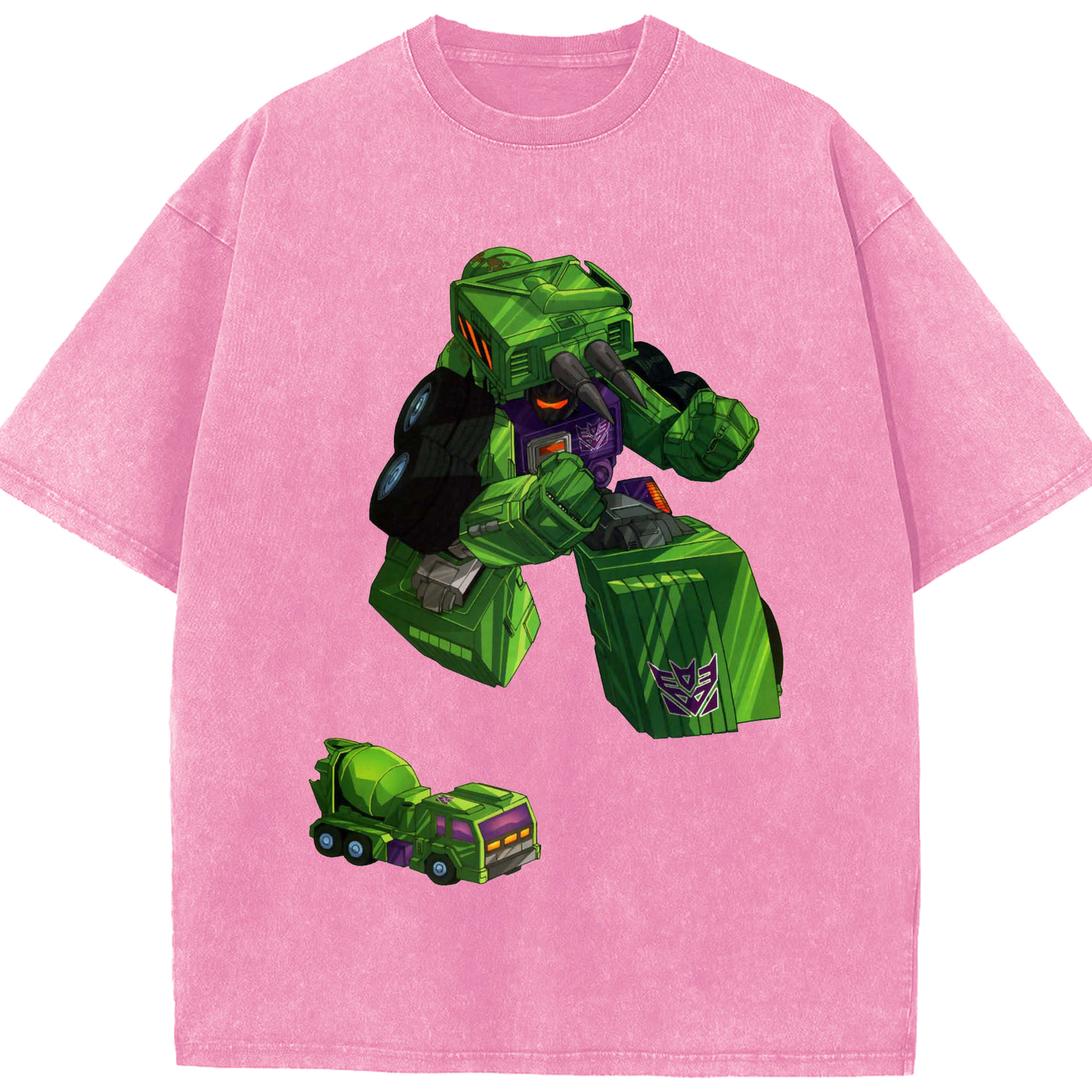 （画像用）  綿100% ヴィンテージ風 半袖Tシャツ（フロントプリント）